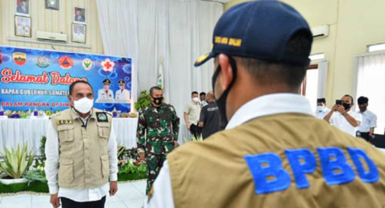 Gubernur Sumut Perkuat Koordinasi Gugus Tugas Covid-19 di Wilayah Mebidang