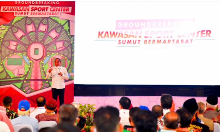 Pemprov Sumut Mulai Pembangunan Sport Center, Gubernur Edy Rahmayadi Tekankan Kemaslahatan Pembangunan Berkepanjangan