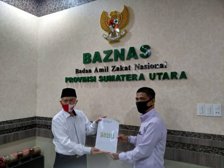 BMH Sumut Serahkan Laporan Semester ke Baznas