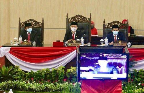 Sekda Kota Medan Wiriya Al Rahman Hadiri Rapat Paripurna Istimewa DPRD, Dengarkan Pidato Presiden Jokowi