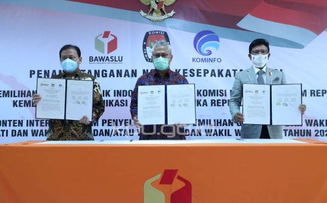 Jelang Pemilihan 2020, KPU Teken Deklarasi Internet Indonesia Lawan Hoaks