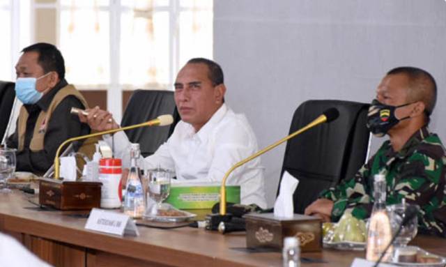 Gubernur Sumut Siapkan Upaya Pengendalian Covid-19 di Kawasan Mebidang