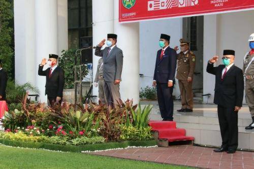 Upacara Proklamasi Kemerdekaan yang Digelar Pemko Medan Berlangsung Khidmat