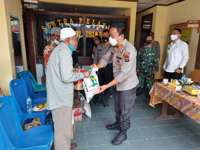 Kapolresta Deli Serdang Ajak Tokoh Masyarakat Kecamatan Biru-Biru Bersama Patuhi Protokoler Kesehatan
