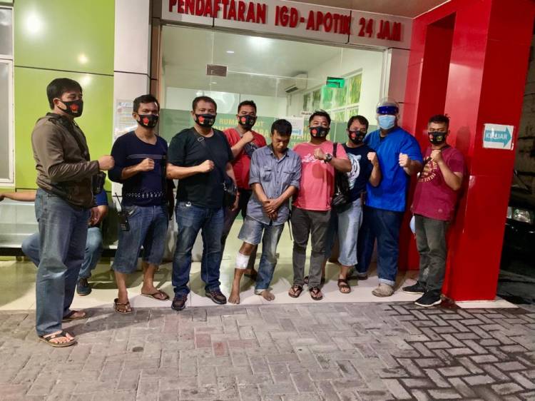 Pelaku Bongkar Rumah Ditembak Polsek Deli Tua