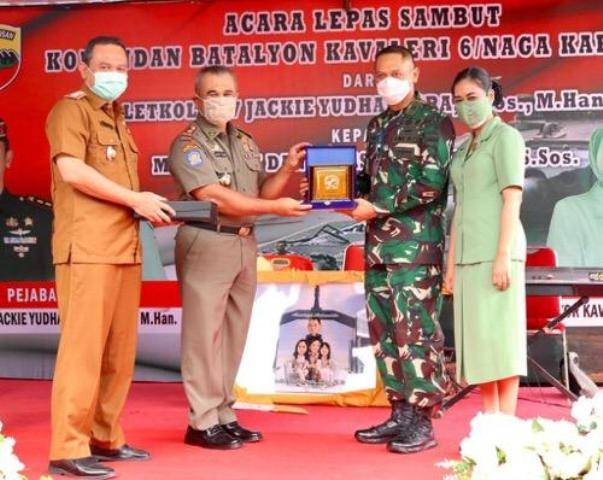 Pemko Medan Hadiri Lepas Sambut Komandan Batalyon Kavaleri 6/Naga Karimata