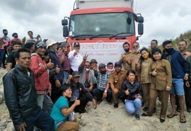 Perdana, 16 Ton Sayur Mayur dari Samosir di Ekspor ke Taiwan