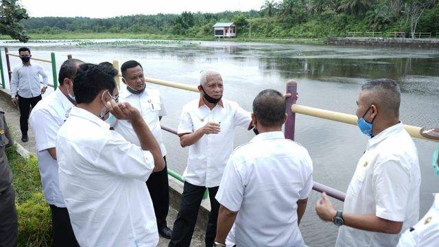 Akan Jadi Objek Wisata, Bupati Asahan Tinjau Danau Teratai di Kecamatan Tinggi Raja