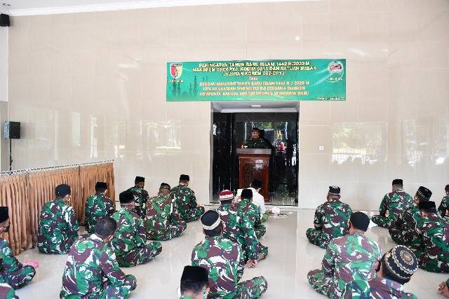 Rayakan Tahun Baru Islam di Korem 082/CPYJ, Danrem Minta Prajurit TNI