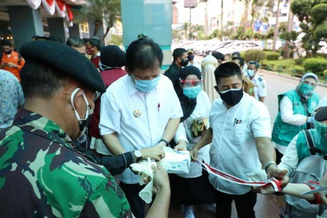 IDI Sumut Gandeng Pemprovsu dan Pemko Medan Galakkan Gerakan Sejuta Masker