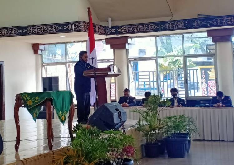 Pengukuhan Pengurus Karang Taruna Kabupaten Dairi, Ini Pesan Bupati Eddy Keleng