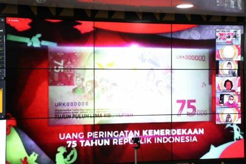 Uang Baru Edisi Khusus HUT ke-75 RI Resmi Diluncurkan