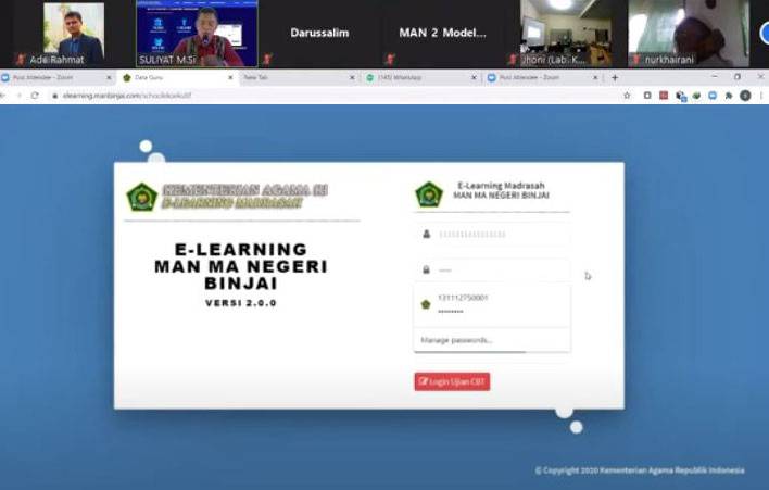 MAN Binjai Sukses Terapkan E-Learning, Jadi Contoh Bimtek E-Learning Kemenagsu