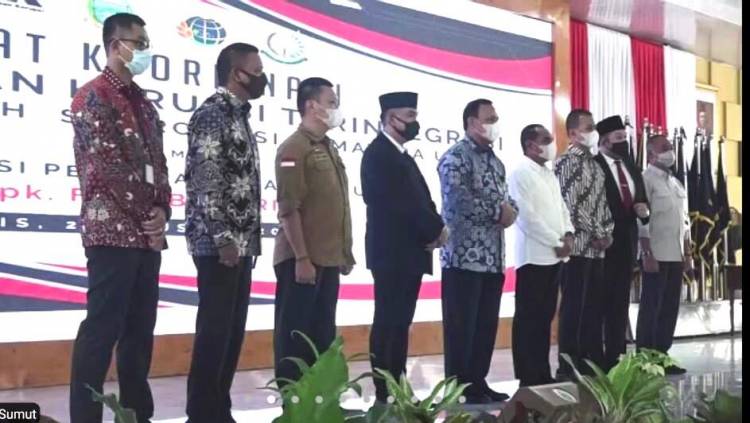 Ketua KPK RI Firli Bahuri Hadiri Rakor Pemberantasan Korupsi Terintegrasi Pemerintah Daerah di Sumut