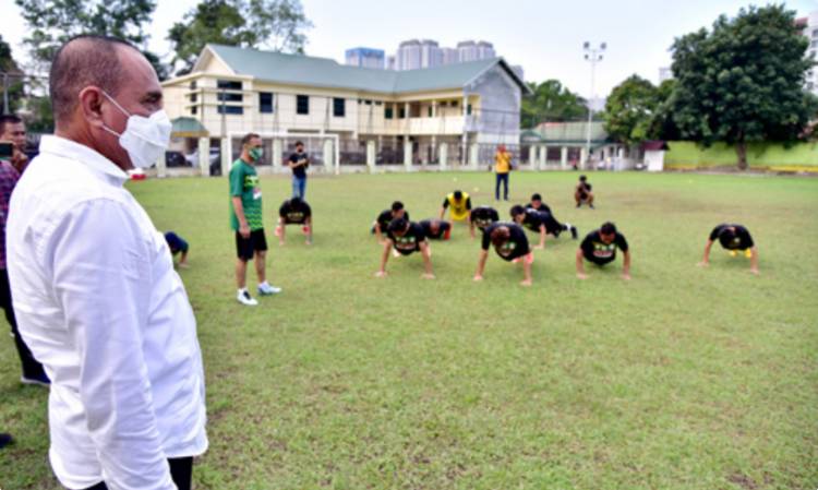 Liga 2 Dimulai Oktober Mendatang, Gubsu Edy Rahmayadi Motivasi Pemain PSMS Lolos Liga 1 Tahun 2021