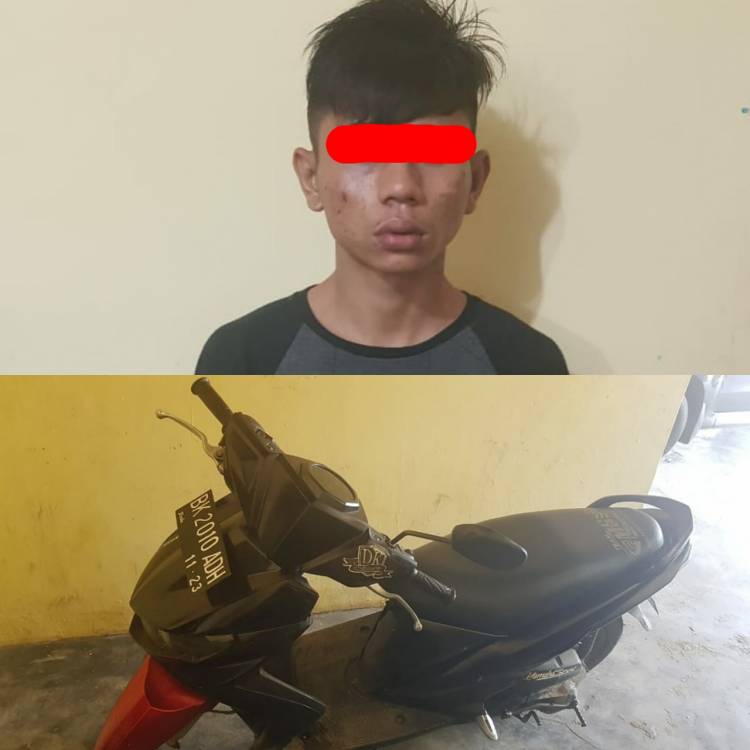 Hendak Curi Sepeda Motor di Teras Rumah, Pelaku Ditangkap Polsek Namorambe