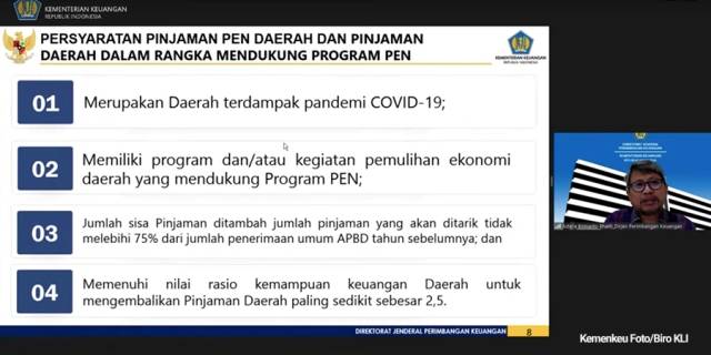 Dirjen PK Prima Astera Berikan 4 Syarat Pinjaman PEN untuk Pemerintah Daerah