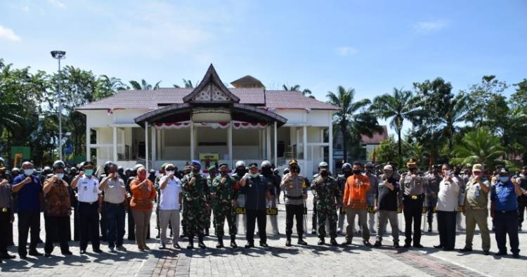 Hadiri Simulasi Pengamanan Pilkada, Wali Kota Sibolga: Jangan Nodai Pilkada dengan Kerusuhan