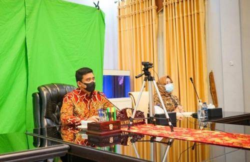 Wali Kota Medan Hadiri Rakornas Pengendalian Inflasi 2021 Bersama Presiden Jokowi