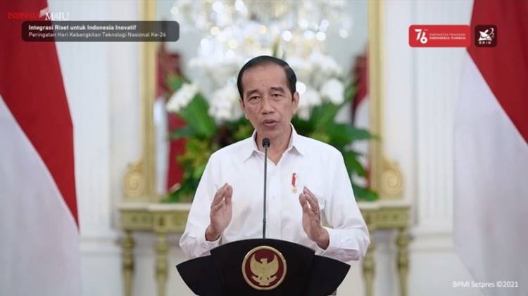 Peringatan Hakteknas 2021, Presiden Jokowi: Jadikan Momentum Percepatan Peningkatan Kedaulatan Teknologi