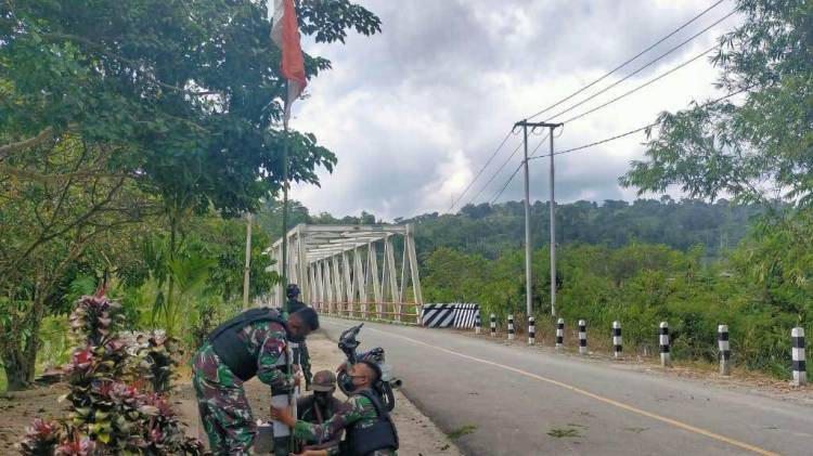 Bendera Merah Putih Berkibar di Tanah Papua
