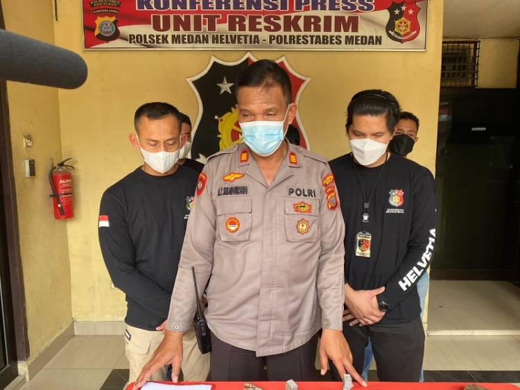 Polsek Medan Helvetia Sergap Satu dari Tiga Komplotan Spesialis Pencuri Mobil di Pintu Tol Helvetia