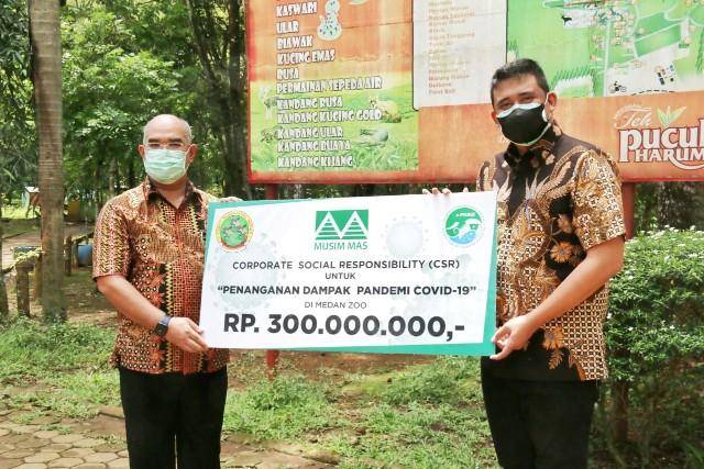 Terima CSR dari PT Musim Mas, Bobby Ucapkan Terima Kasih Atas Kepedulian Terhadap Satwa di Medan Zoo