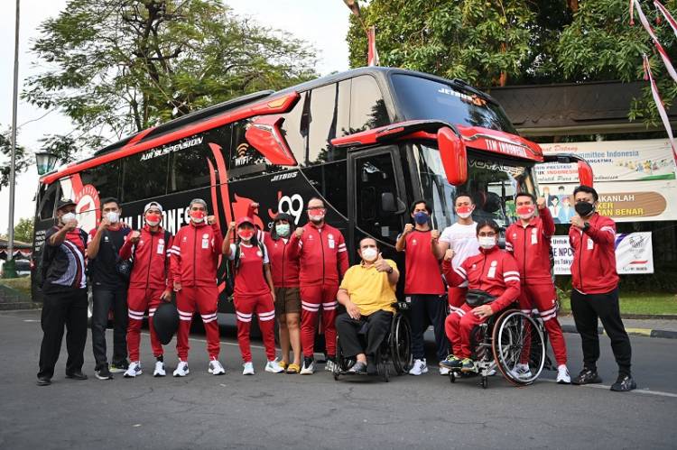 Hari Ini Kloter Pertama Kontingen Indonesia di Paralimpiade Tokyo 2020 Berangkat ke Jepang