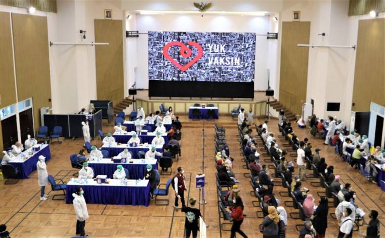 Dukung Percepatan Vaksinasi, Serbuan Vaksinasi Kembali Digelar Di Seskoau