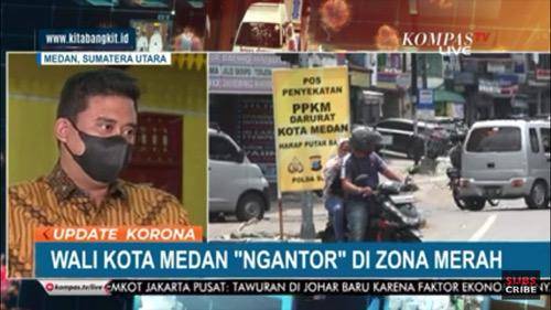 Walikota Medan Sampaikan Perkembangan Penanganan Covid-19 Langsung dari Kantor Camat Medan Helvetia