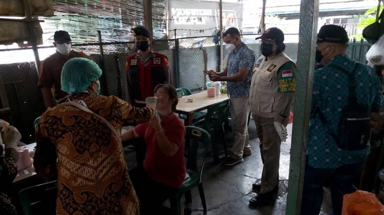 Polsek Medan Timur Gelar Swab Antigen Gratis kepada Warga Terpapar Covid-19