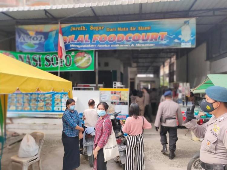 Satgas PPKM Polsek Medan Timur Ajak Warga Patuhi Prokes