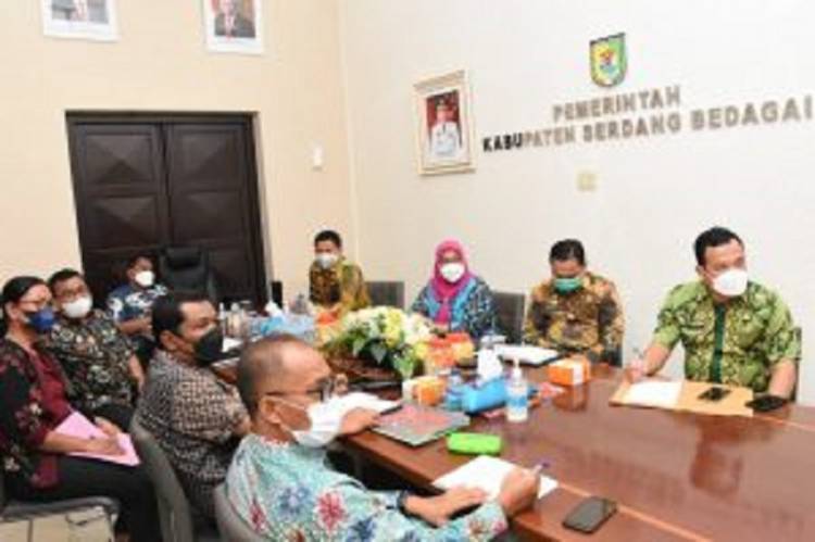 Pemkab Sergai Bahas Kerjasama Pemanfaatan Aset dengan PTPN III dan IV