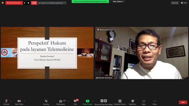 IDI Sumut Latih Relawan Dokter, Dampingi Masyarakat via Layanan Telemedicine