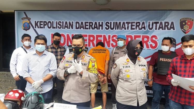 Anak Durhaka Bunuh Ayah dan Abang Kandung Berhasil Ditangkap Polisi di Jalan Amir Hamzah