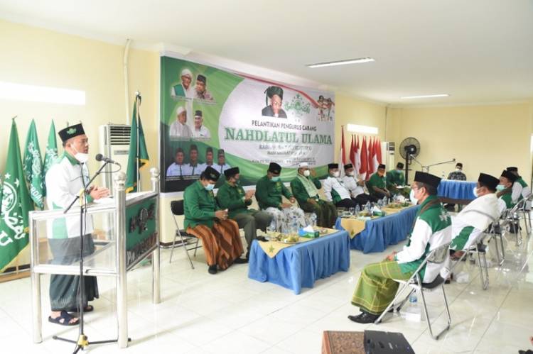 Wabup Deli Serdang Hadiri Pelantikan Pengurus Cabang Nahdlatul Ulama Kabupaten Deli Serdang Masa Khidmat 2021-2026