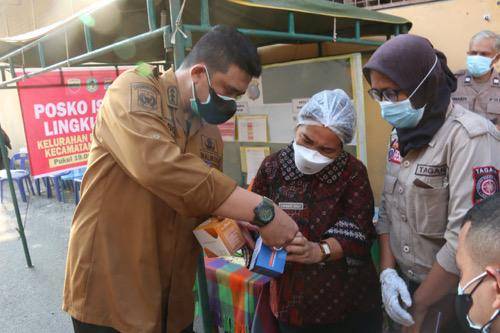 Walikota Medan Tinjau Isolasi Lingkungan di Kecamatan Medan Area