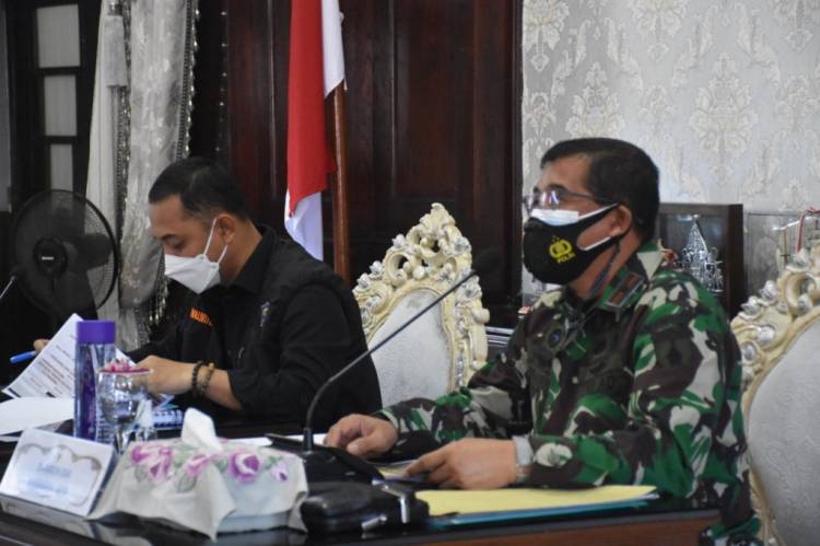 Danrem Pimpin Rakor Bahas Pelaksanaan Vaksinasi Tahap 2