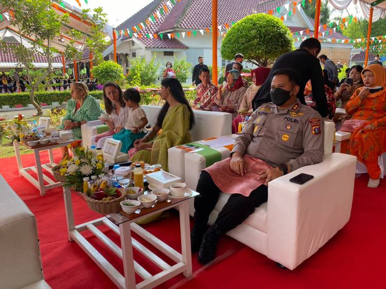 Wakapolrestabes Medan Hadiri HUT Kemerdekaan ke-76 India di Konjen India
