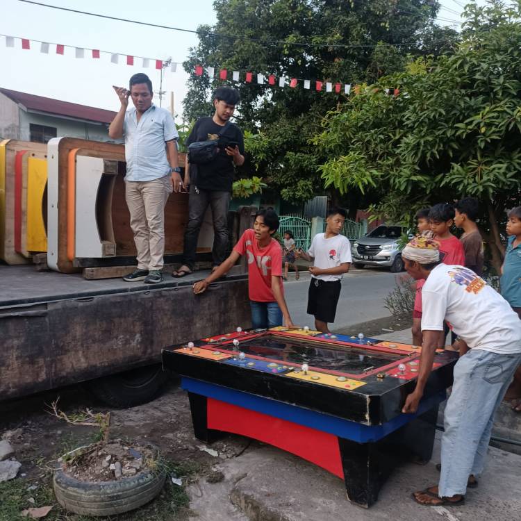 Polsek Medan Timur Gerebek Markas Judi Tembak Ikan di Jalan Masjid Taufik