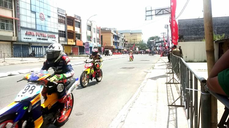 Sat Lantas Polrestabes Medan Amankan Street Race Kolaborasi Pemko Medan