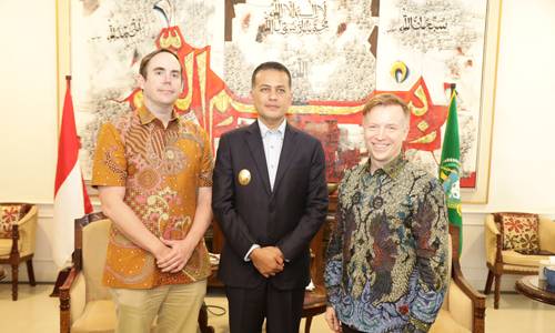 Musa Rajekshah Sambut Kunjungan Konselor Politik Kedubes AS Kyle Richardson