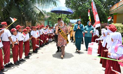  Nawal Lubis Optimis Kolaborasi PKK, Persit dan Bhayangkari Bisa Tekan Stunting di Labura