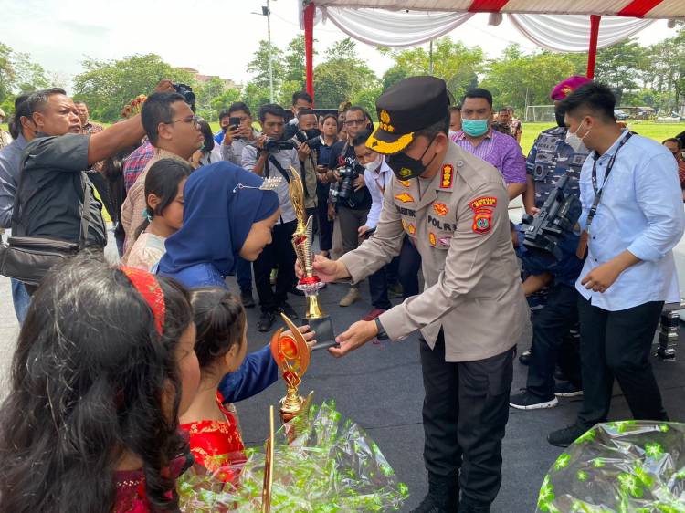 Kapolrestabes Medan Hadiri Peringatan Hari Anak Nasional Tahun 2022