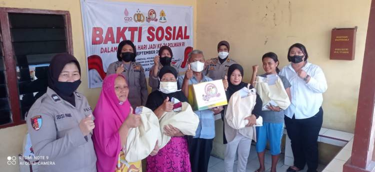 Polrestabes Medan Gulirkan Bantuan Sembako kepada Warga Kurang Mampu di Mandala
