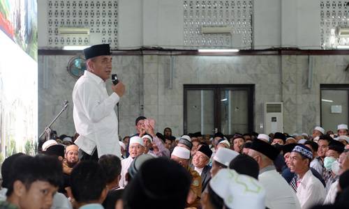 Gubernur Berharap Pembangunan Masjid Agung Sumut Rampung Tahun Ini
