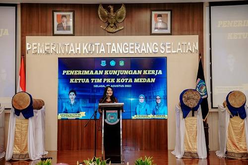 Tingkatkan Kualitas Hasil UP2K, TP PKK Kota Medan Kunjungi Tangsel