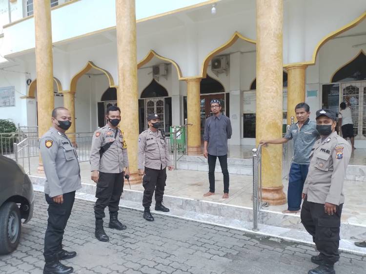  Polrestabes Tekankan kepada Jemaah Masjid Perjuangan 45 Jalan M Yamin  Tolak  Pemahaman Radikalisme