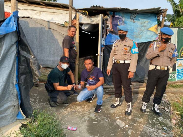 Polrestabes Medan GKN di Jermal 15, Lima Warga Diamankan