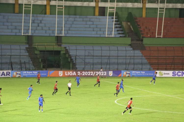 Kapolrestabes Medan Hadiri Laga Liga 2 di Stadion Teladan Medan, Karo United Menang Atas PSDS Deli Serdang 